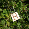 БРЕЛОК ДЕРЕВЯНИЙ КВАДРАТНИЙ РУНА ХАГАЛАЗ KEYRING WOODEN SQUARE RUNE HAGALAZ